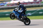 Cory West Wheelie at Barber